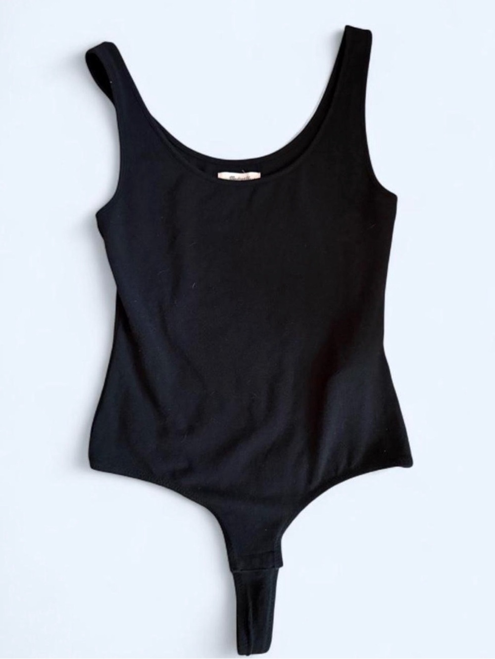 Madewell Black Tank-Style Bodysuit